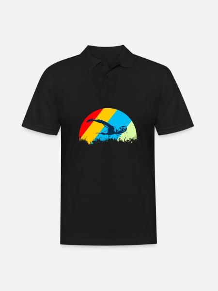 Natation - Polo Homme - noir