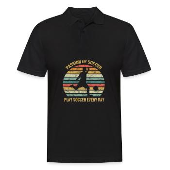 football - Polo Homme - noir - Devant - Kai (181cm)