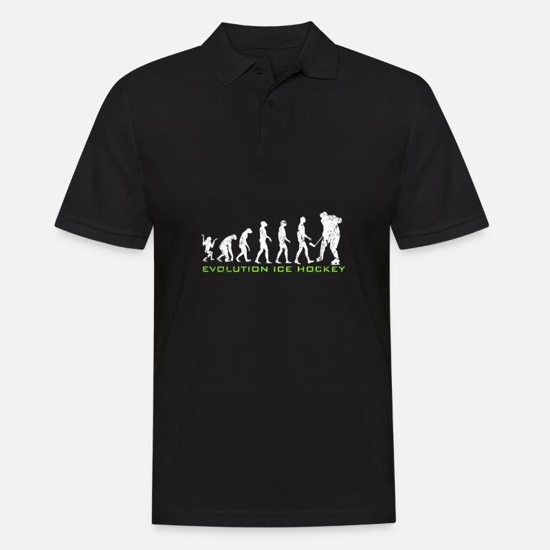 Evolution Hockey sur Glace - Polo Homme - noir