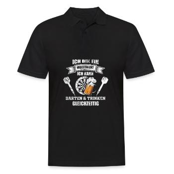 Darts Darten Gift - Polo Homme - noir - Devant - Kai (181cm)