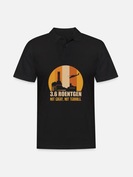 Chernobyl reactor - Men's Polo Shirt - black
