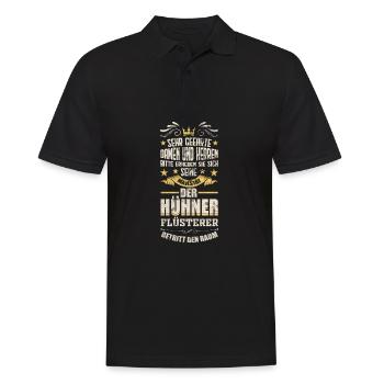 Poulet - Dire - Polo Homme - noir - Devant - Kai (181cm)