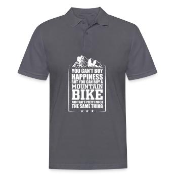 VTT tout-terrain - Polo Homme - charbon - Devant - Nico (186cm)