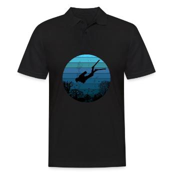 Réservoir d’oxygène Vintage Diver Ocean Diver Reef - Polo Homme - noir - Devant - Kai (181cm)