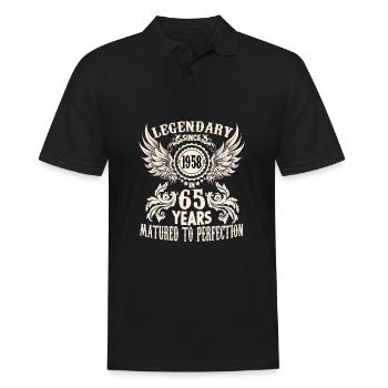 65 ans anniversaire Honorary Day Cradle Festival - Polo Homme - noir - Devant - Kai (181cm)
