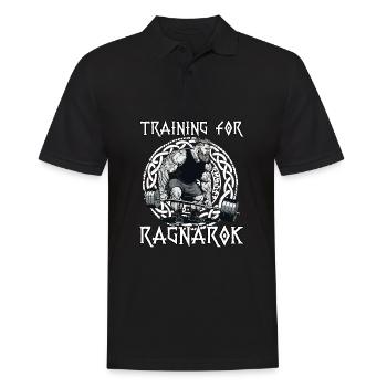 Viking Training for Ragnarok Warrior Viking - Men's Polo Shirt - black - Front - Kai (181cm)