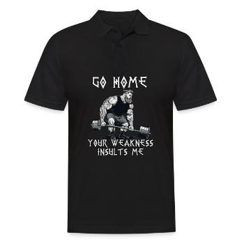 Viking Sports Fan Musculation Fitness Viking - Polo Homme - noir - Devant - Kai (181cm)