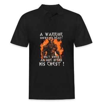 Ragnarok The Fall of the Gods Vikings - Men's Polo Shirt - black - Front - Kai (181cm)