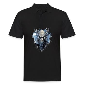 Nordic Vikings The gift for Viking fans. - Men's Polo Shirt - black - Front - Kai (181cm)