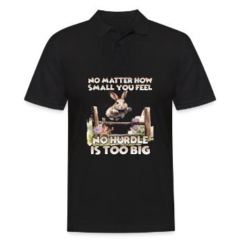 Kaninhop Champion Discover the world of Kaninhop - Men's Polo Shirt - black - Front - Kai (181cm)