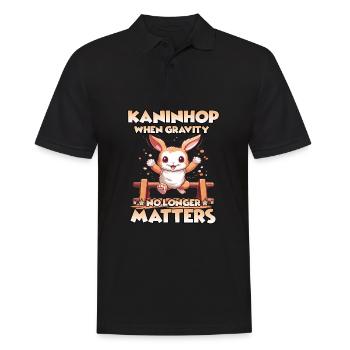 on tour rabbit hop gift - Men's Polo Shirt - black - Front - Kai (181cm)