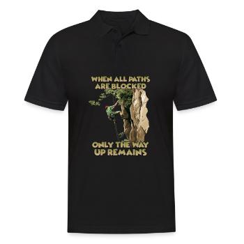 Aventure au sommet en point de mire Toprope - Polo Homme - noir - Devant - Kai (181cm)