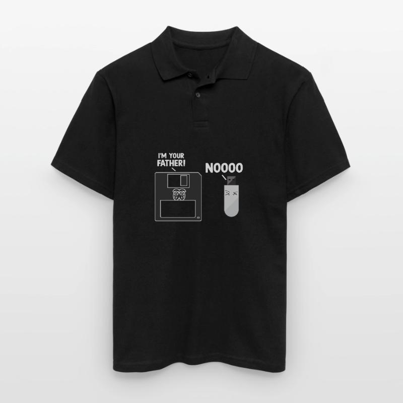 IT expert computer scientist oufit for programmer Men's Polo Shirt