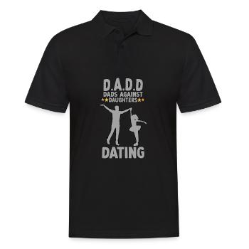 lustig Vater Outfit Vater Sohn Partner Blick Vater - Männer Poloshirt - Schwarz - Vorne - Kai (181cm)