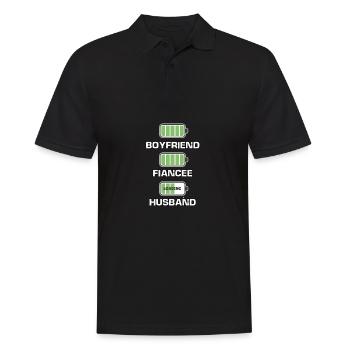 Funny father day outfit for dads and bonus dads - Men's Polo Shirt - black - Front - Kai (181cm)
