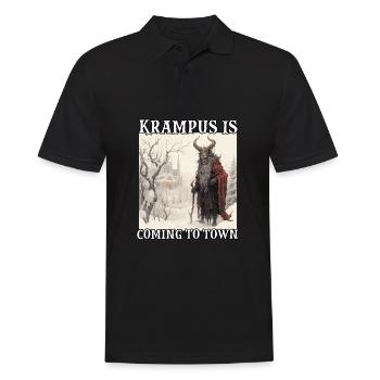 Krampus Père Noël T Personnage de légende - Polo Homme - noir - Devant - Kai (181cm)