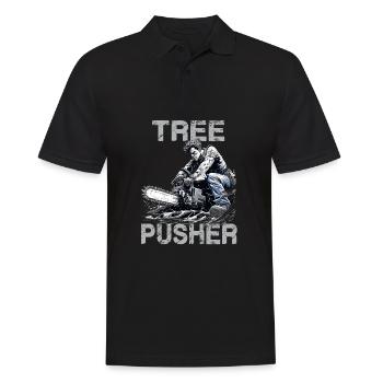 T-shirt de bûcheron | Tenue amusante de forestier - Polo Homme - noir - Devant - Kai (181cm)