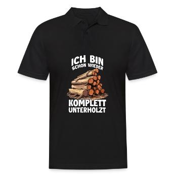 Bûcheron T Forestier et Charpentier T pour - Polo Homme - noir - Devant - Kai (181cm)