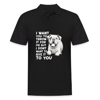 Tenue de promenade pour Bulldogs anglais - Polo Homme - noir - Devant - Kai (181cm)