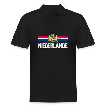 Pays-Bas Pays-Bas - Polo Homme - noir - Devant - Kai (181cm)