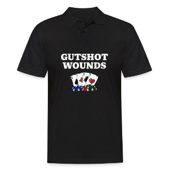 Gutshot Wounds Gambler Casino Jeu de hasard - Polo Homme - noir - Devant - Kai (181cm)
