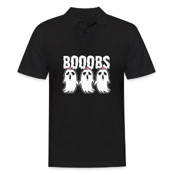 Boooobs Lakatationsberater Gift - Männer Poloshirt - Schwarz - Vorne - Kai (181cm)