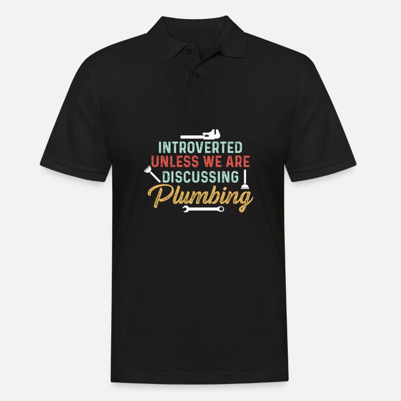 Introvertierte Introvertiert Geschenk - Männer Poloshirt - Schwarz