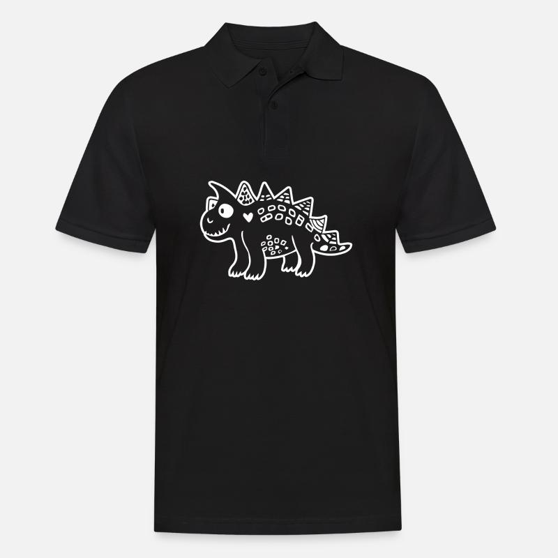 Dinosaure - Polo Homme - noir