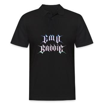 Emo Baddie! Emo Aesthetic Goth - Men's Polo Shirt - black - Front - Kai (181cm)