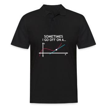 Maths maths équation enseignant - Polo Homme - noir - Devant - Kai (181cm)