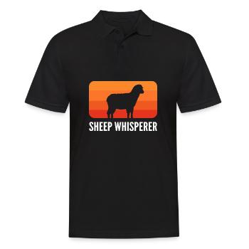 Schafflüsterer Schäfer Gift - Männer Poloshirt - Schwarz - Vorne - Kai (181cm)