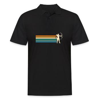 Archer Tir à l’arc - Polo Homme - noir - Devant - Kai (181cm)