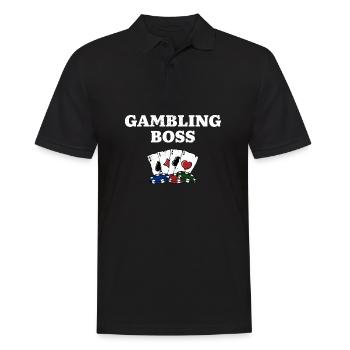 Jeu Boss Casino Poker Gaming Place Poker - Polo Homme - noir - Devant - Kai (181cm)