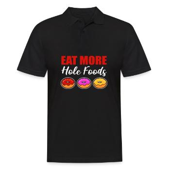 Hole Food Poison pour dents sucrées - Polo Homme - noir - Devant - Kai (181cm)