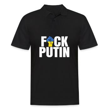 Ukraine - Polo Homme - noir - Devant - Kai (181cm)