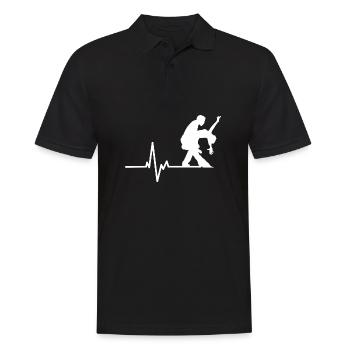 Paar Waldring. Tanzlehrer Geschenk - Männer Poloshirt - Schwarz - Vorne - Kai (181cm)