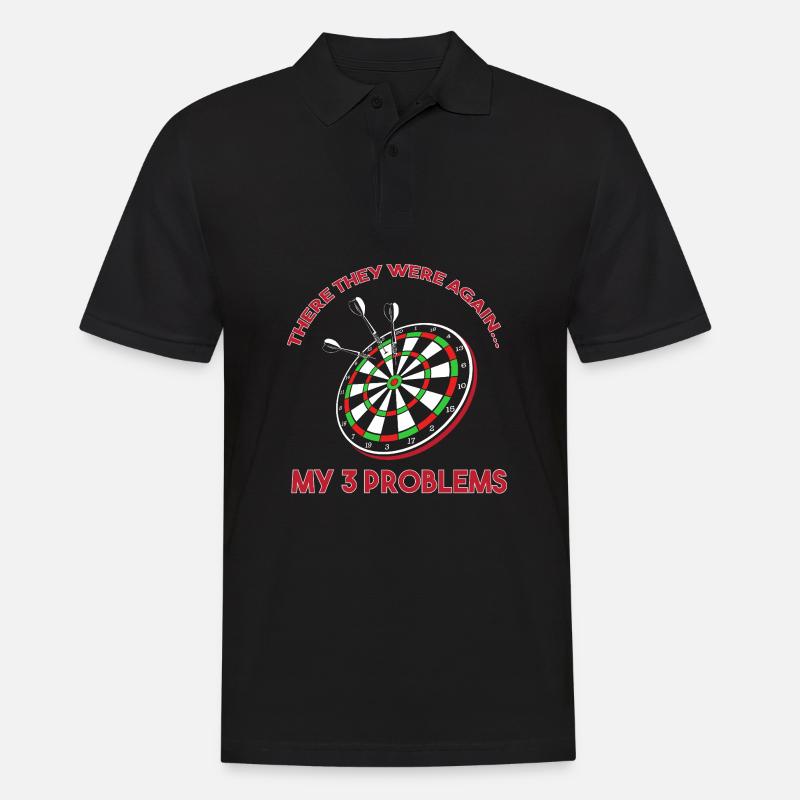Jeu de fléchettes Dartpfeil - Polo Homme - noir