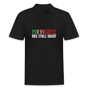 Portugal portugais - Polo Homme - noir - Devant - Kai (181cm)