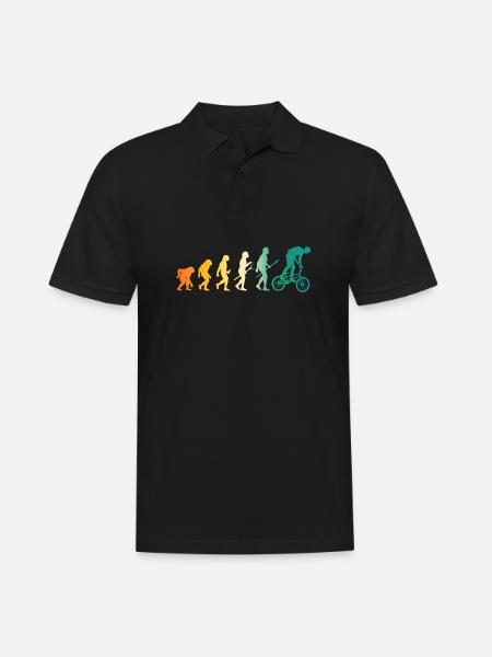 Vélo Evolution VTT - Polo Homme - noir