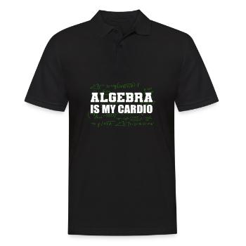 My Cardio Math -Major Gift - Men's Polo Shirt - black - Front - Kai (181cm)