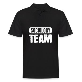 Sociology -Team Sociology -Major Gift - Men's Polo Shirt - black - Front - Kai (181cm)