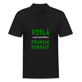Frangin parfait - Polo Homme - noir - Devant - Kai (181cm)
