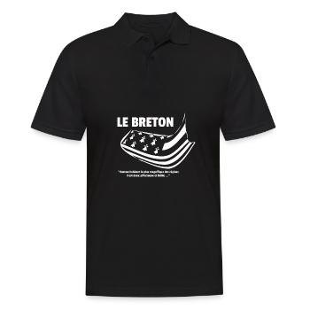 Breton - Polo Homme - noir - Devant - Kai (181cm)