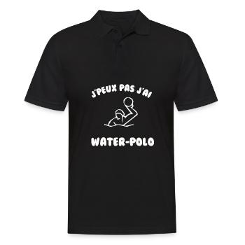 J’peux pas j’ai waterpolo - Polo Homme - noir - Devant - Kai (181cm)