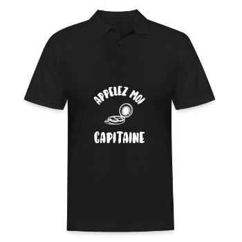 Appelez moi capitaine - Polo Homme - noir - Devant - Kai (181cm)