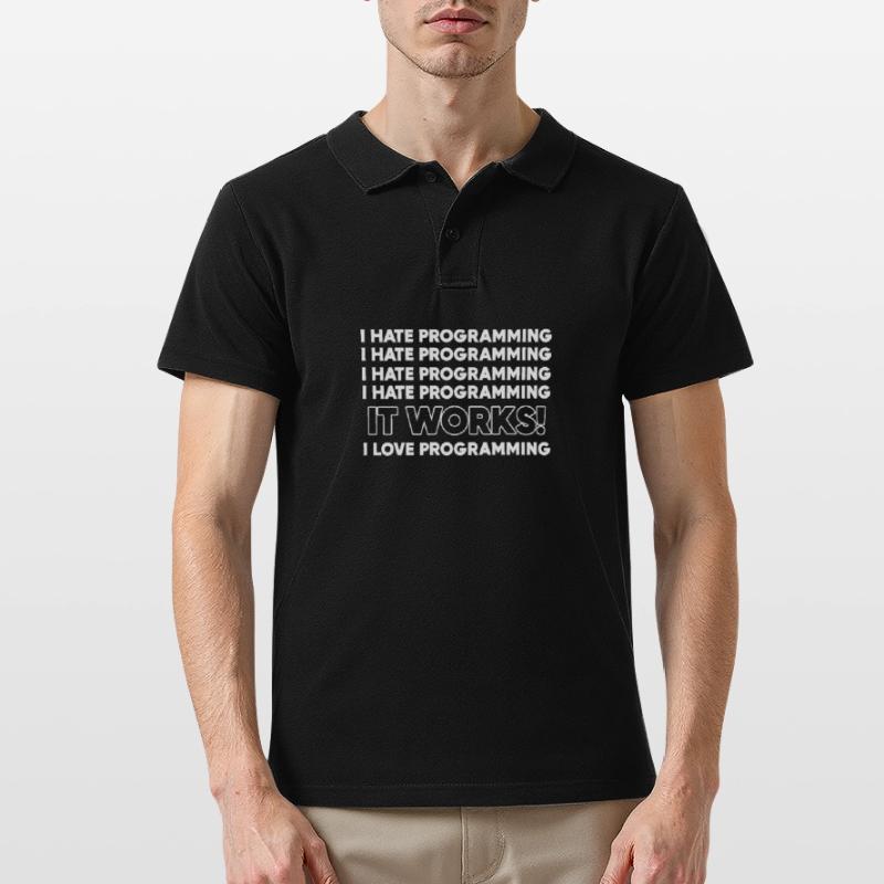 Je déteste la programmation cadeau de programmation Polo Homme