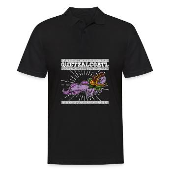 Quetzalcoatl Axolotl Mexico Aztecs Deity - Men's Polo Shirt - black - Front - Kai (181cm)