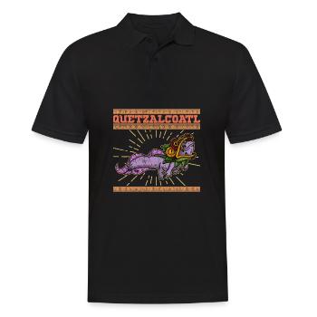 Quetzalcoatl Axolotl Mexico Aztecs Deity - Men's Polo Shirt - black - Front - Kai (181cm)