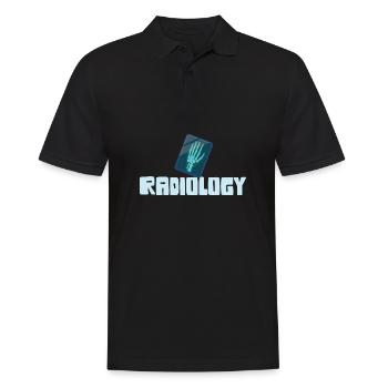 Radiology Squad Rad Tech Radiographer Technician - Men's Polo Shirt - black - Front - Kai (181cm)