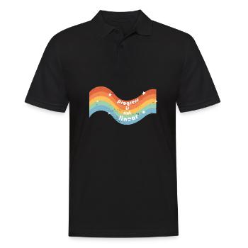 Le progrès n’est pas linéaire ABA thérapeute comportemental - Polo Homme - noir - Devant - Kai (181cm)